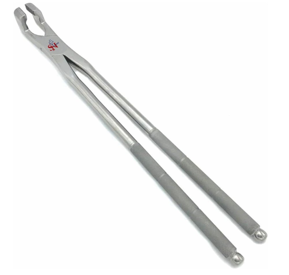 19″ Serrated Jaw Equine Molar Extraction Forceps Equine Dentistry & Oral Care