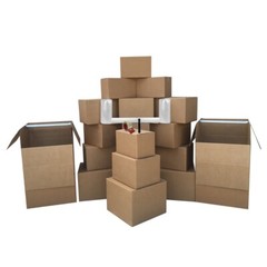 UBMOVE 2 Room Wardrobe Kit 18 Moving Boxes plus Packing Supplies