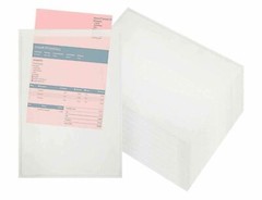 5.5”x7.5” Clear Packing List Envelope Adhesive Shipping Document Label Pouches