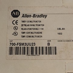 New Allen Bradley 24-48V .05S-60H Timing Relay 700-FSM3UU23