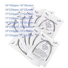 Dental Ortho Heat Thermal Activated Niti Rectangular Natural Form Arch Wire