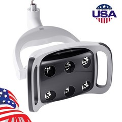 9W Dental 6 LED Lamp Oral Light Lamp For Unit Chair 8-level adjustable Ra90