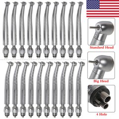 1-10 KaV Style Dental High Speed Turbine Handpiece with 4Holes Quick Coupler US
