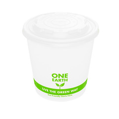 Karat Earth 24oz Eco-Friendly Paper Food Container (114.6mm), Generic – 500 ct