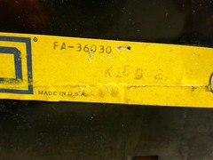 Square D FA36030 Thermal-Magnetic Circuit Breaker 3-Poles, 30A