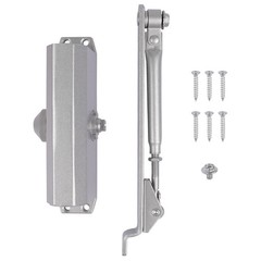65-85 Kgs Size4 Commercial Door Closer Silver Aluminium Alloy Heavy Duty