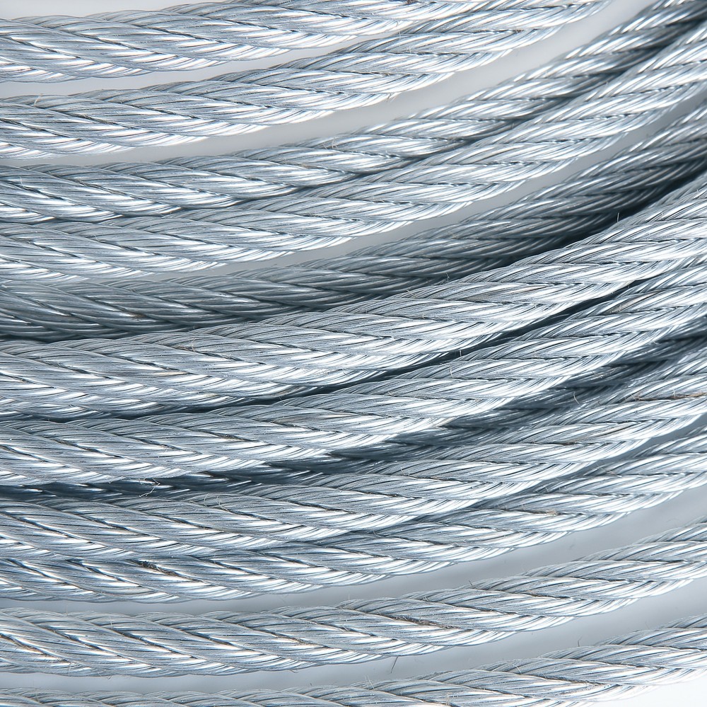 3/8″ Galvanized Aircraft Cable Steel Wire Rope 7×19 (150 Feet)