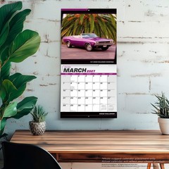 Dodge Challenger OFFICIAL | 2027 12×24″ (Hanging) Wall Calendar | Plastic-Free