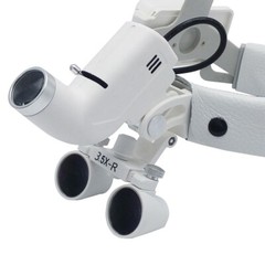 AZDENT Dental Medical Surgical Headband Binocular Loupes 3.5X-R/LED Headlight 5W