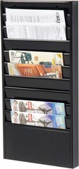 Global Industrial Steel Medical Chart Hanging Wall File Holder, 10 Pockets | …
