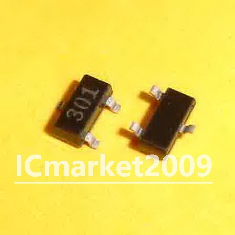 100 PCS FDV301N SOT-23 FDV301 301 Digital FET N-Channel MOSFET Power Transistors
