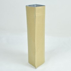 100 5.5MIL Kraft Paper Mylar Food Storage Zipper Seal Bags Outer Size 3.5×5.5″