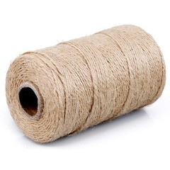 SMART&CASUAL 2mm Natural Jute Twine String * 328 Feet ( 100M ), Brown