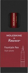 x Kaweco, Fountain Pen, Medium Nib, Red with Blue Ink