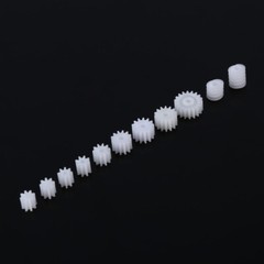 New Long Service Life Modulus 0.5 Plastic Gear Spindle Gear Small Parts Coreless
