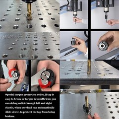 M3-M16 Vertical Threading Tapping Machine Metalworking Drills Tapper Arm