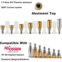 US Hiossen ET Locator Anchor Mini/Regular Implant Retained Removable Overdenture
