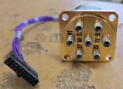 Ducommun QK6-943G001 SP6T Coaxial Switch DC to 40GHz 2.92mm(f) 24-30V