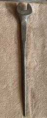 Vintage Williams USA spud Superrench #1908 iron worker Alloy 1 1/4″ Rat Tail