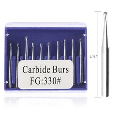 10pcs/1Pack Dental Tungsten Carbide Drill Burs FG Bur for High Handpiece XZS