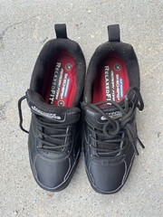 Skechers Work Relaxed Fit Slip Resistant Memory Foam Shoes Womens 7.5 Black