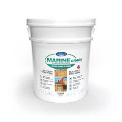 MARINE GRADE 5 Gal. Clear Premium Water-Based Waterproofing Exterior Wood Sealer