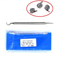 Dental Orthodontic Self-ligating Brackets MBT 022 345 Hooks With tool 20PCS/KIT