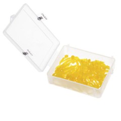 400 Pcs Dental Disposable Plastic Wedge With Hole All 4 Sizes Wave Shape Wedge