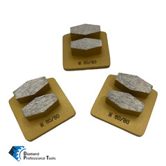 6PK Grinding Discs for Husqvarna PG series Concrete Grinders Medium Bond 60 Grit