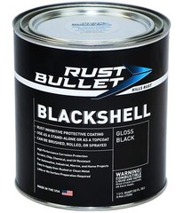 RUST BULLET Gloss Black – 1 Quart Corrosion Preventive Paint for Metal