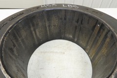 Total Source 16x7x10-1/2 Press-On Forklift Tire Solid Smooth Black