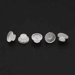 US 100Pcs Ortho Lingual Buttons Dental Ceramic/Metal, Bondable, Round Mesh Base