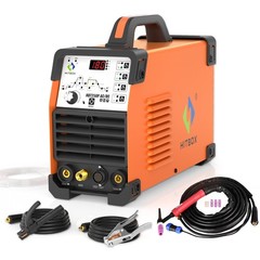 5-in-1 Aluminum AC DC TIG Welder 220V Pulse 200A Digital MMA TIG Welding Machine