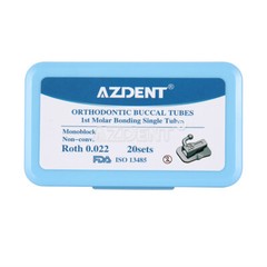 AZDENT Dental Ortho MIM Monoblock Brackets Braces Mini Roth MBT.022 /Buccal Tube