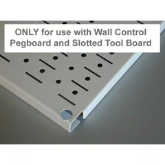Wall Control Pegboard Utility Hooks Assortment Rust-Resistant 1 in. Tall Slot