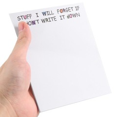 Funny Sticky Note, to Do List Notepad Funny Stationery, Office Supplies,8999