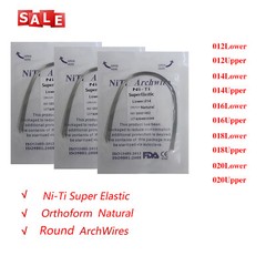 Dental Orthodontic Niti Arch Wire Super Elastic Natural Nature Form Round MD