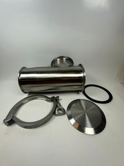 True Clean PR-CT-40E 4″ S/S316 Product Recovery Catcher EPDM Tri-Clamp – NOS