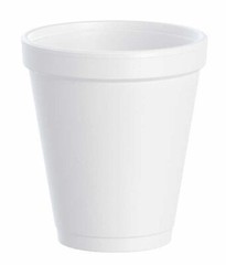 Dart 8, 10, 12 OR 16 oz Cup White Foam Hot Cold Cups Insulated Cups 1000 Ct