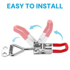 Toggle Latch Clamp 6 Pack 4001 330Lbs with 24pcs Screws for Smoker Lid Jig