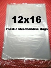 300 Clear Poly T-shirt 8×10 9×12 12×16 / 1 Mil Apparel Plastic Bag Assortment