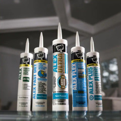 12-Pack DAP Alex Plus Acrylic Latex Caulk Plus Silicone Interior Exterior White