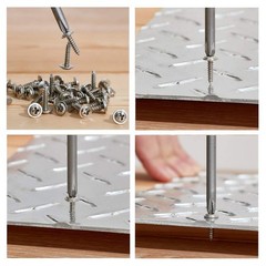 100 Pack Strip Light Mounting Brackets Double Side Fixing 202 Screws Included Fo