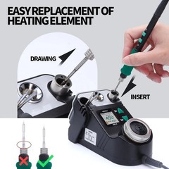 YIHUA 982-V C210 Precision Soldering Station 40W Digital Soldering Iron Kit ESD