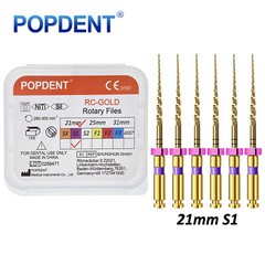 Dental Endo Rotary Files X-Pro Gold Taper NITI Endodontic Root Files POPDENT