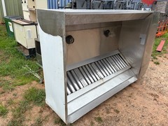 CaptiveAire Commercial 85.5 x 54 Stainless Steel Exhaust Kitchen Restaurant Hood