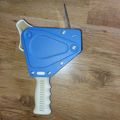 ONE Uline H-596 Industrial Side Loader 3” Tape Handheld Dispenser Commercial