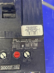TFJ236200 200 Amp 600v 3 Pole GE Circuit Breaker 🟦
