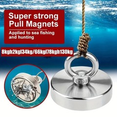 Neodymium Fishing Magnets Pulling Force Super Strong 130 kg tensile force