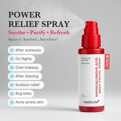 Power Soothing Spray with Hypochlorous Acid, 1.69 fl.oz | HOCI Facial Mist fo…
